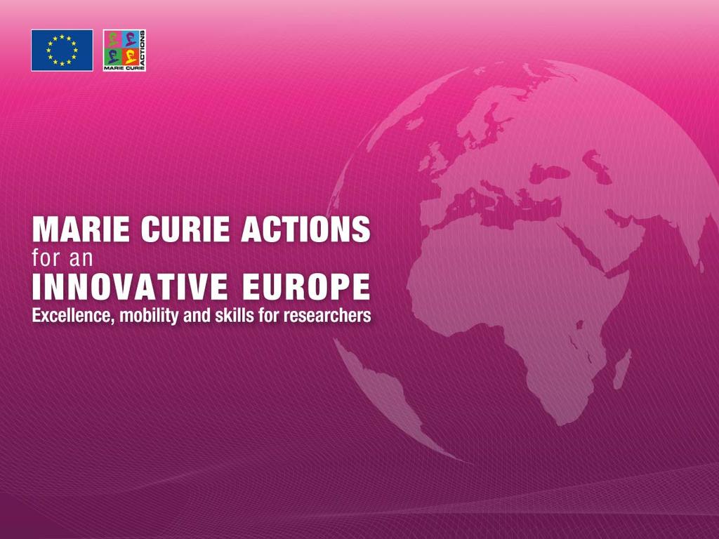 MARIE CURIE ACTIONS European Industrial Doctorates Vanessa Debiais-Sainton Policy