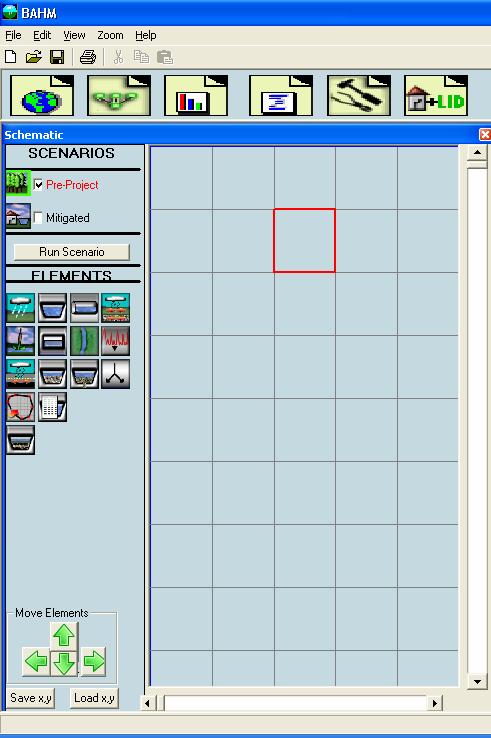 2. Use the tool bar (immediately above the map) to move to the Scenario Editor. Click on the General Project Information button.