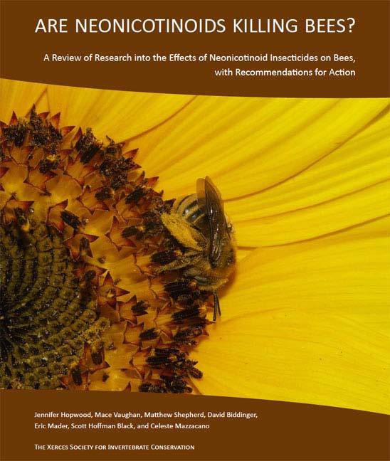 neonicotinoids and the honey bee syndrome known as Colony Collapse Disorder.