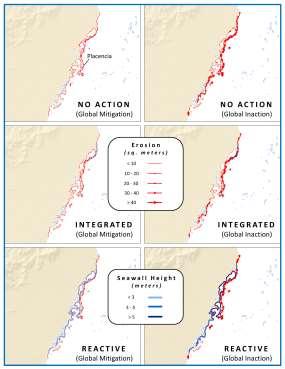 The InVEST lobster fisheries model was used to calculate impacts on catch amounts and revenue.