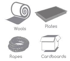 CATALOG INSULATION MATERIALS Protective insulating materials that offer calcium silicate plates with operating s up to 1000 C and wools and refractory products based on ceramic fibers with operating