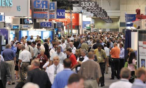 events Event Review معارض ومؤمترات سابقة A total of 17,722 water professionals and 995 exhibitors attended WEFTEC.