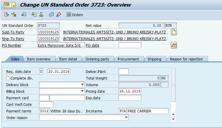 b) Sales Order 3723 has one line items under Fund Center 16206, item has a staus of Requested. Order Has not yet been approved.