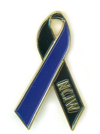 Domestic Violence Awareness Pin Ribbon-shaped enamel