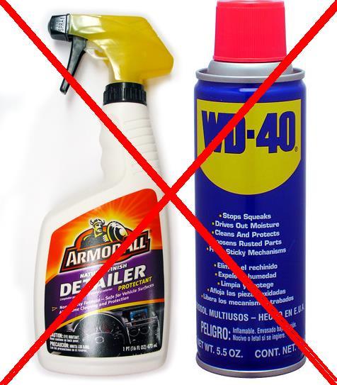 Combustible Sensor Poisons Silicones Lubricants such as WD-40 Rust inhibitors Hand moisturizers Hand sanitizers Cleaners such as ARMOR ALL Hydrogen sulfide and other sulfur