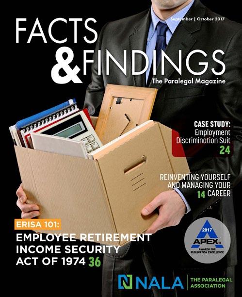 DISPLAY ADVERTISEMENTS FACTS & FINDINGS and facts & Findings digital The paralegal magazine Frequency: Printed 4 times a year (March, May, September, November) Digitally distributed 2 times per year