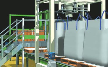 If filling in volume, options such as pallet dispensers, automatic bag loop release, bag take-off and accumulation conveyors should be considered, and