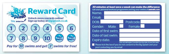 Method The Big Splash Reward Card launched in October 2011.