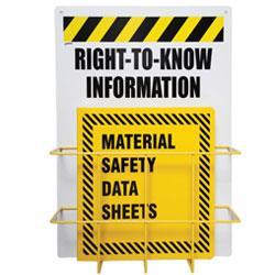 Material Safety Data Sheet (MSDS) Currently, there must be a MSDS for every product.