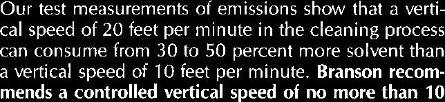 Yet data collected by industry shows that the typical operator lowers the parts between 30 and 100 feet per minute.