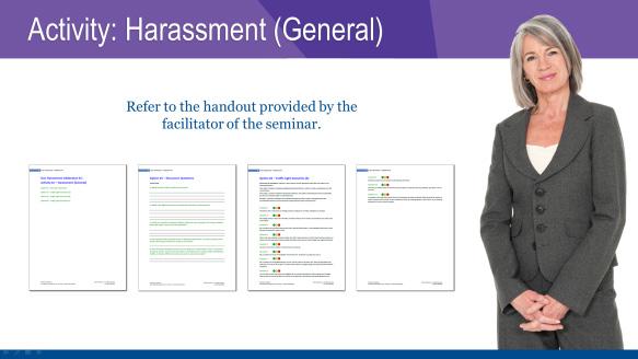 ACTIVITY: HARASSMENT (GENERAL) Paychex HR Services