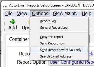 different criteria, for example, a different destination port. Email Search Use the button to easily find recipients of Container Management Auto reports.