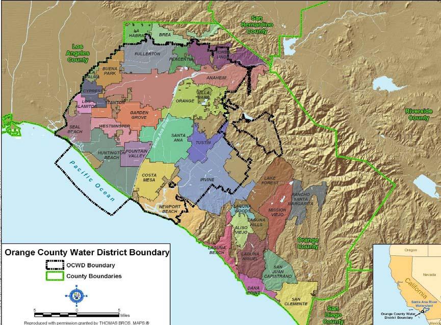 Orange County Water District OCWD, formed in 1933, is responsible for managing and protecting the Orange County groundwater basin OCWD encompasses