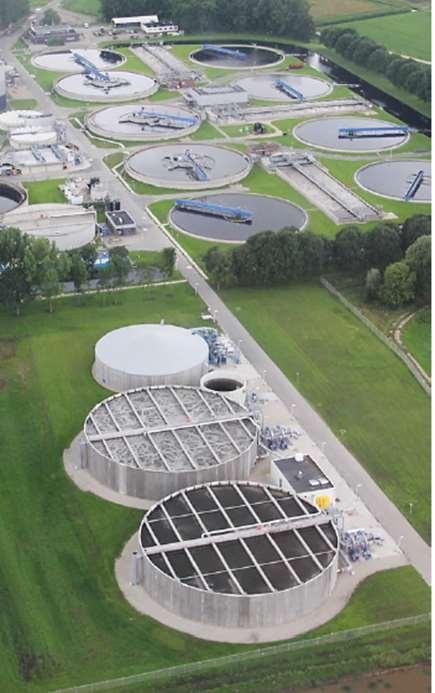 MUNICIPAL WWTP GARMERWOLDE Extension of A-B system (2005) Extremely sensitive project with many participants over the years Design