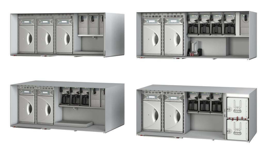 Galley Insert Modules Insert Modules: 5-Cart Core Galley 3x Oven / 3x Water Heater/ Stowage 2x Oven / 4x Coffee Maker /