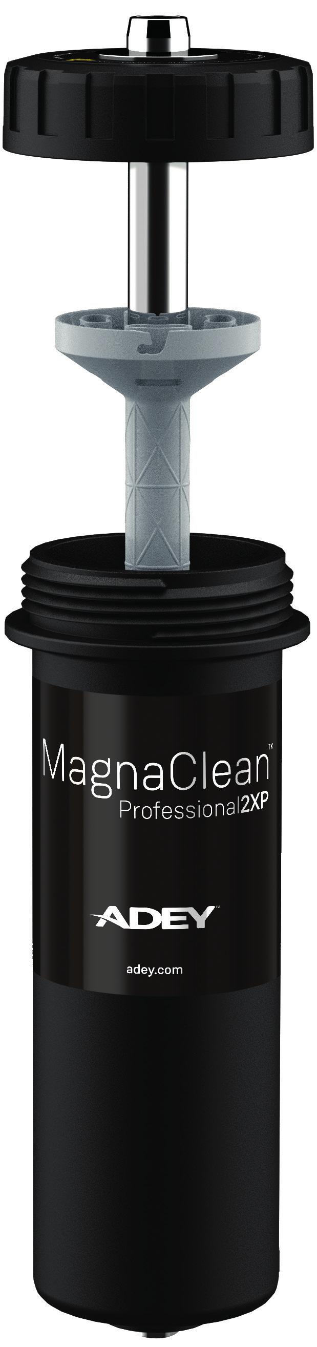 MagnaClean Professional2XP has a larger filter capacity to remove greater volumes of magnetite and is the perfect solution for larger central heating systems.