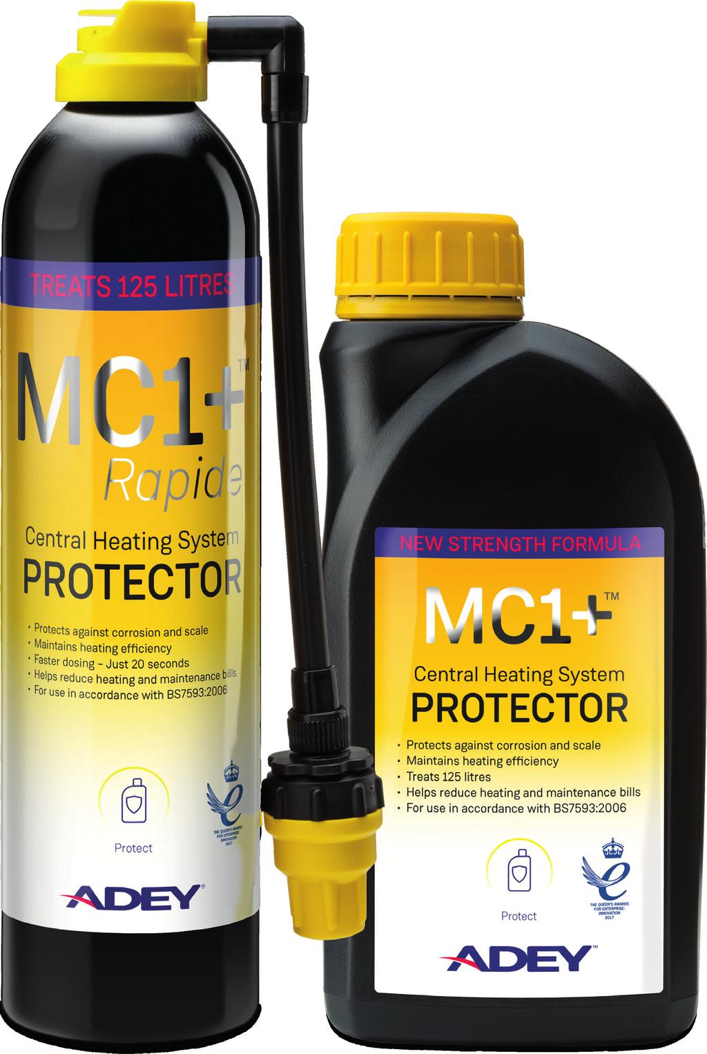 Central Heating System PROTECTOR High performance MC1+ Protector prevents both system corrosion and limescale deposition.