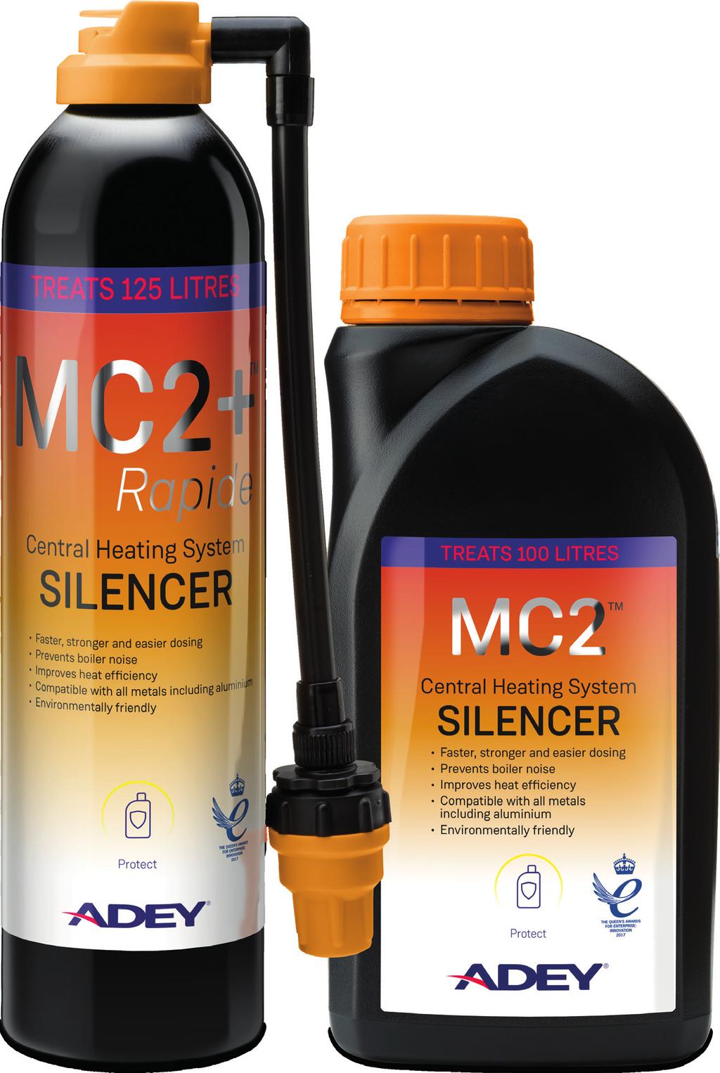 Central Heating System SILENCER MC2+ Silencer effectively reduces boiler noise and restores heat efficiency.