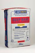 SETCRETE DEEP BASE is designed to raise floor levels quickly and economically and for smoothing uneven floors in light to heavy-duty internal applications.