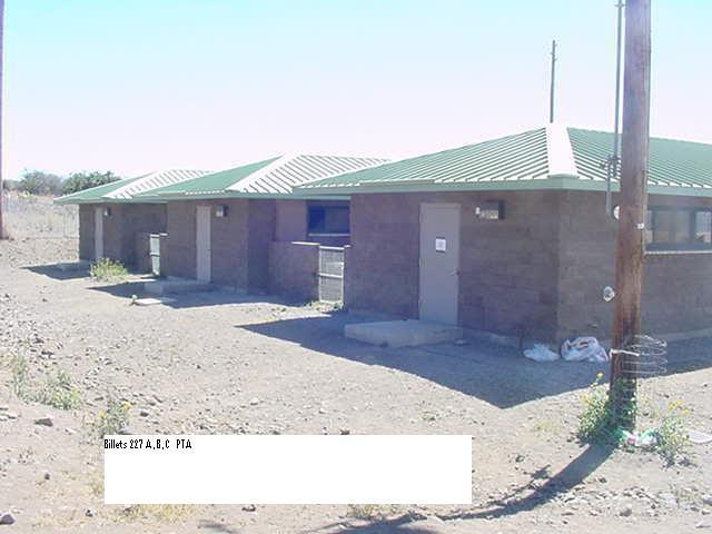 PTA Billet Buildings Newly constructed Billet Buildings sleep 60 people each: Each building is 2,000 square feet Heating and cooling is provided with electric heat pump No water; latrines are