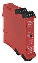 Safety relays are ideal for minimal zone control with local hardwired I/O. They use simple safety logic, with little to no motion control capabilities.