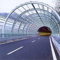 Tunnel A tunnel is an extremely effective noise barrier. Highway noise would be completely eliminated along both sides of the highway for the length of the tunnel.
