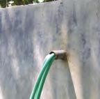 If there are more house connections than outlet pipes, install a distribution pipe (manifold) outside the tank to which