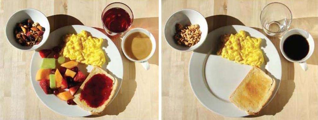 Your breakfast with bees Your breakfast without bees 30% of food