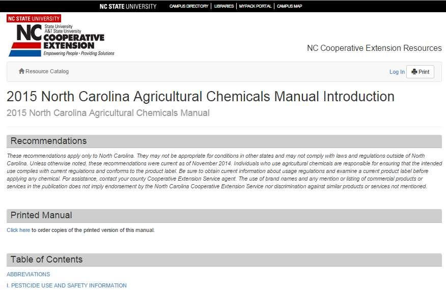 Identify All Products http://content.ces.ncsu.