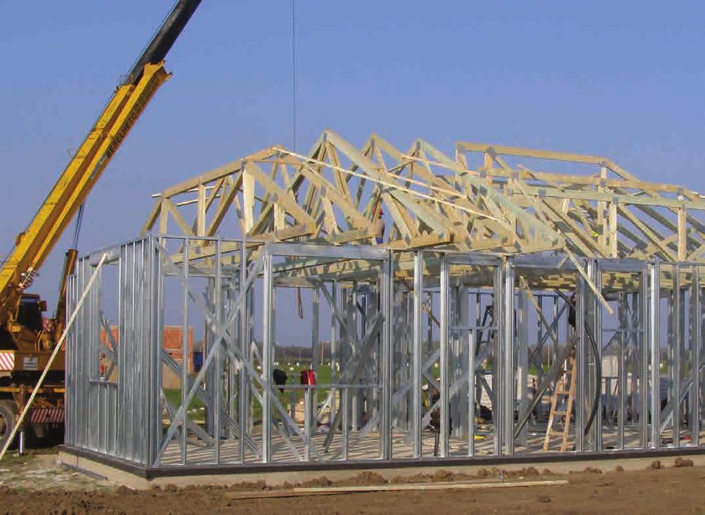 APPLICATION OF LÖGLEN CONSTRUCTION TECHNOLOGY Löglen construction technology includes the structure of the building, it does not include the foundation and the