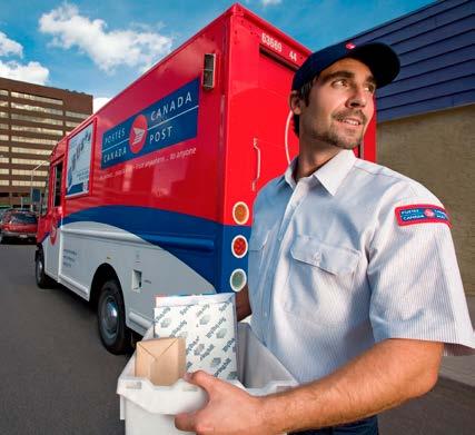 CANADA POST DISTRIBUTION Reliable Canada Post unaddressed AdMail distribution means that your material will be delivered to each intended property.