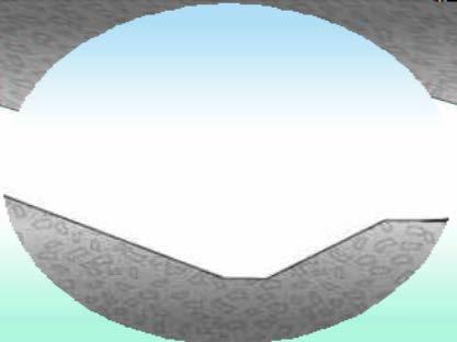 Rock Sand Gravel Clay and silts Side slope 1:1 Back slope 1:4 to 1:1 Side slope 3:1