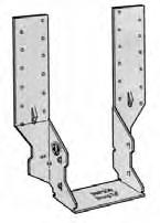 For return or straddle configuration add r or s to end of code. Priced on application, contact sales office for details. Return configuration. Masonry Joist Hangers BM144 38.