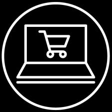 Pay online Customer shops online and proceeds to check out