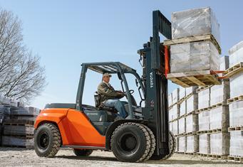 accidents. Modern Toyota forklifts offer telematics upgrades that allow for speed and acceleration governing.