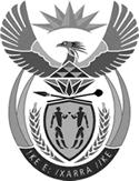 Government Gazette REPUBLIC OF SOUTH AFRICA Vol. 482 Cape Town 1 August 200No. 27898 THE PRESIDENCY No.