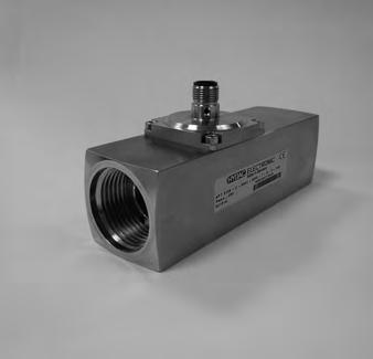 Electronic Flow ransmitter HF 2500 for water / water-based media Description: he HF 2500 series of HYDAC flow transmitters is based on the variable area float principle and is positionindependent.