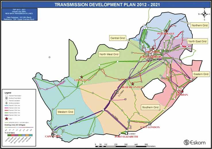 5. National Overview The map in Figure 5 1 below shows a high-level view of the major TDP scheme projects.