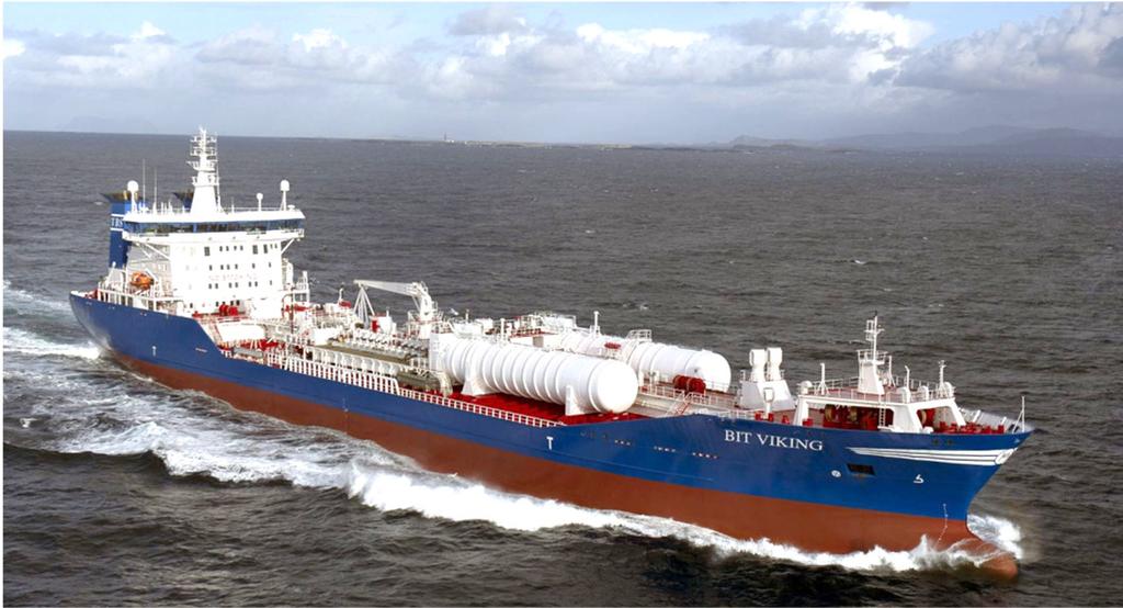 liquefied natural gas (LNG) which it expects will largely supersede oil-fueled marine transportation, reports L-News.