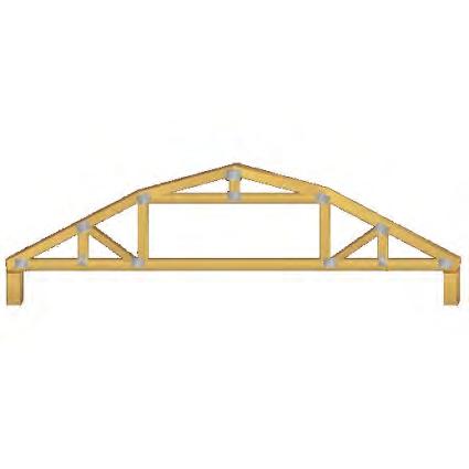Energy truss: This is a truss designed to allow greater insulation depths at the bearing point by raising the truss heel height.