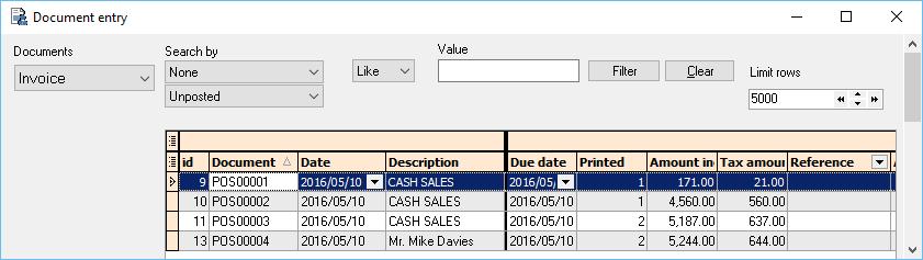Processing Documents from Point-of-Sale invoice entry Processing Documents from Point-of-Sale invoice entry Processing documents options during a Point-of-Sale invoice shift While processing POS