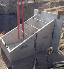 This structure compliments Precon s Check and Check/Drop structures, creating a system that allows efficient water control in a water conveyance system.
