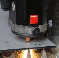 and cut complex profiles HOW A LASER BEAM CUTS Raw Beam Focusing Lens Light Amplification by Stimulated Emission of Radiation Material Assist Gas Jet Molten Material Laser Cutting - The