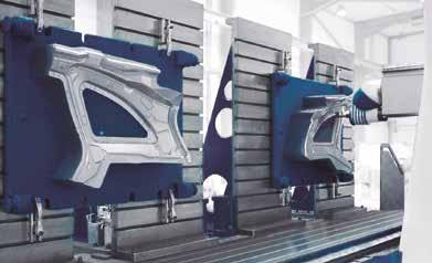 clamping devices enable the machining of very large and heavy pieces [3]