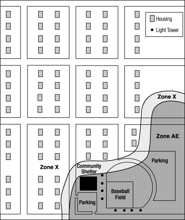 CHAPTER 4 SHELTER TYPES, LOCATION, AND SITING OPTIONS Where possible, the shelter should be located away from large objects and multi-story buildings.