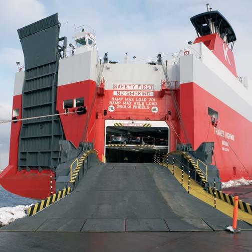 roro ropax Specialised ship design requires a multitude of solutions in cargo handling