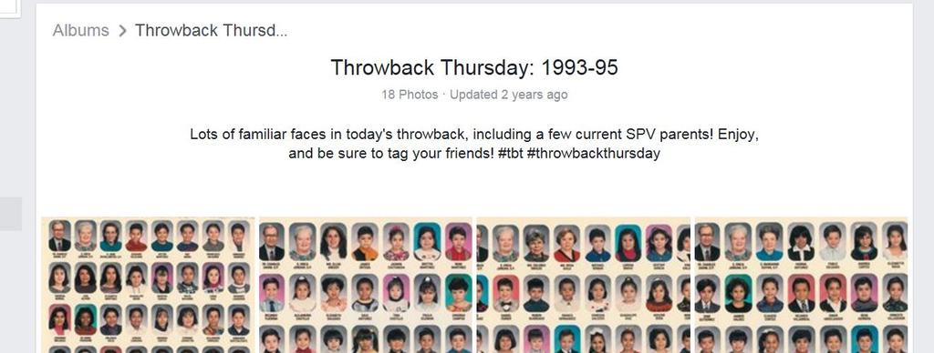 4. Throwback Thursday Your alumni will find you.