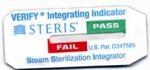 Chemical Indicators for Steam Sterilization Class 4 Multi-parameter indicators react to two or more critical parameters of sterilization Class 5 Integrating indicators