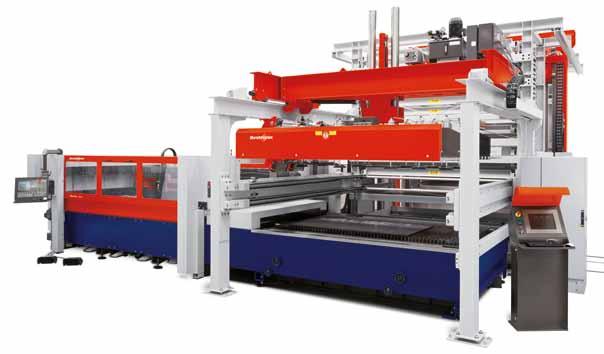 COLLECTION AUTOMATION 37 BycellCross Fully automatic storage system for the lightly-manned 24-hour production with laser cutting Customer benefits Maximum availability of the laser cutting system