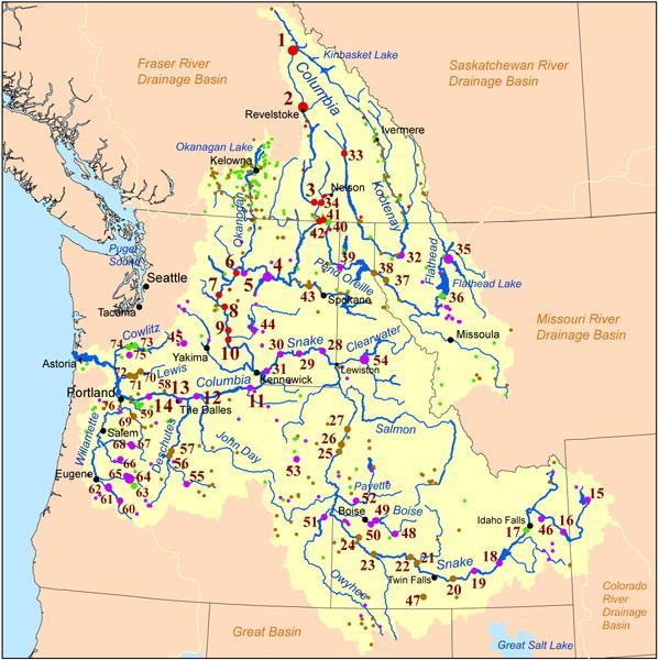Federal Columbia River Power System USBR and USACE Own and Operate 31 Dams Built and Operated by the Federal Government